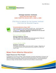 News from Alberta Education - Alberta 1:1 Wireless Learning ...