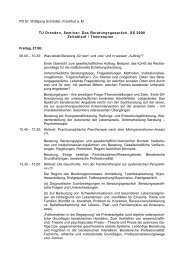 PD Dr. Wolfgang SchrÃ¶dter, Frankfurt a. M. TU Dresden, Seminar ...