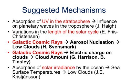 Galactic Cosmic Rays - GFZ