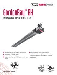 The Economical Unitary Infrared Heater - Roberts Gordon