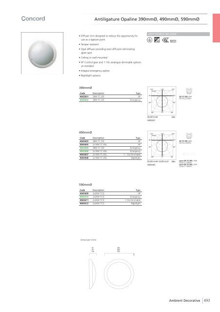 ARCHITECTURAL LIGHTING LUMINAIRES 2013 - Projectista.pt