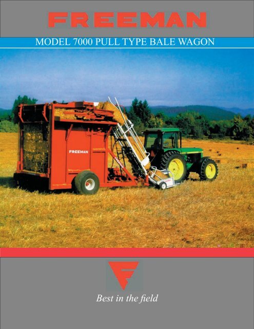 model 7000 pull type bale wagon - Allied Systems Company