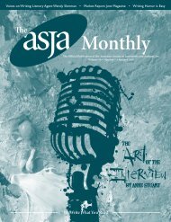 January 2007 - The ASJA Monthly