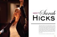 Meet Sarah Hicks - North Carolina Symphony