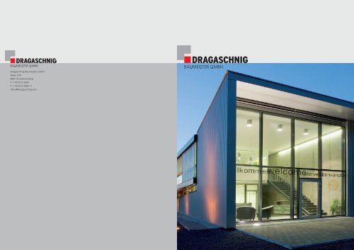 Dragaschnig Baumeister Gmbh Beien 919 6867 Schwarzenberg T ...