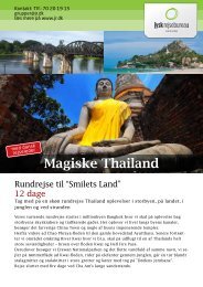 Magiske Thailand - Jysk Rejsebureau