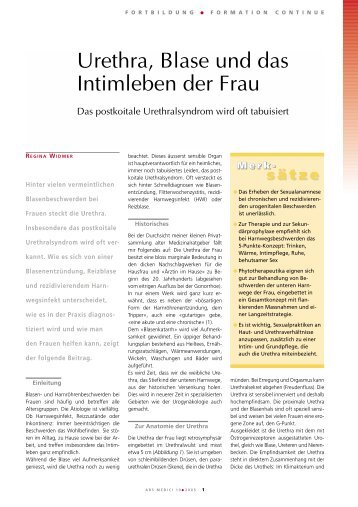 Urethra, Blase und das Intimleben der Frau - Frauenpraxis Runa ...