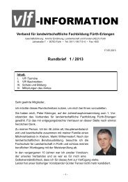 Rundbrief 1 / 2013 - Amt fÃ¼r ErnÃ¤hrung, Landwirtschaft und Forsten ...