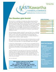 The Chamber gets Social! - East Kawartha Chamber of Commerce