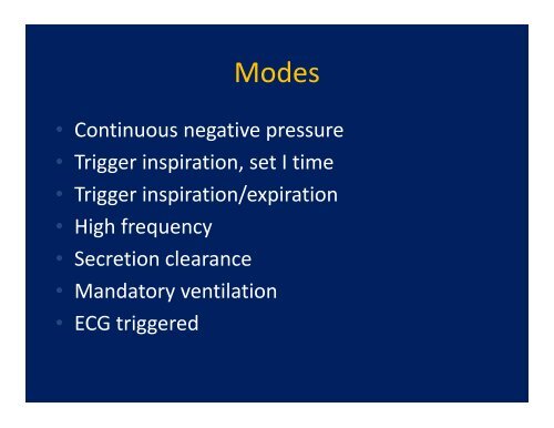 Negative Pressure Ventilation - Hilary Klonin