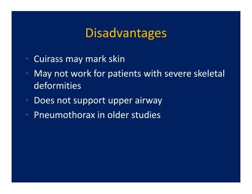 Negative Pressure Ventilation - Hilary Klonin