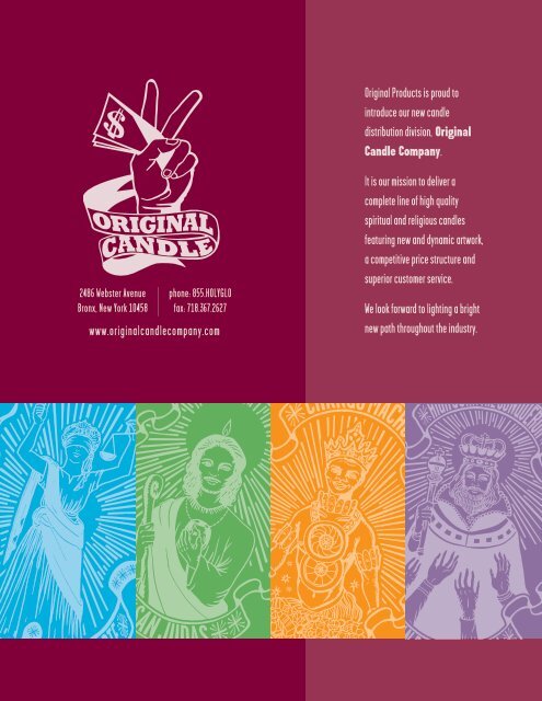 Religious & Spiritual Candle Program - Original Candle Company