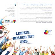 Unser neuer Flyer - Stiftung BÃ¼rger fÃ¼r Leipzig