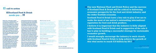 A00889 SFD Annual Report.indd - Scotland Food and Drink