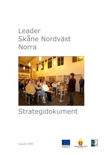 Leader strategi SkÃ¥ne nordvÃ¤st Norra - Helsingborgs stad