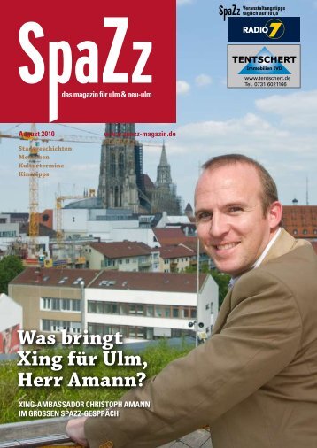 Was bringt Xing für Ulm, Herr Amann? - KSM Verlag