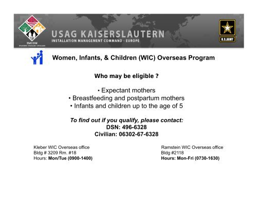 Town Hall Slides - US Army Garrison Kaiserslautern