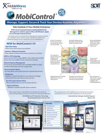 SOTI MobiControl - MobileWorxs