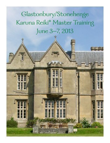 Glastonbury/Stonehenge Karuna ReikiÂ® Master ... - Reiki Webstore