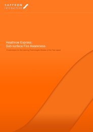 Heathrow Express: Sub-surface Fire Awareness - Saffron Interactive
