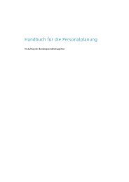 Handbuch Personalplanung 2010 - Bundesministerium fÃ¼r Gesundheit