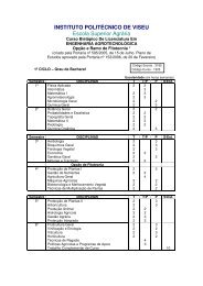 plano curricular do curso, na opÃ§Ã£o e ramo de Fitotecnia