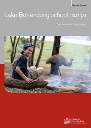 Teachers Information Pack Lake Ainsworth Nsw Sport And