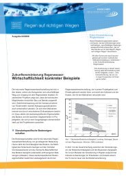 Wirtschaftlichkeit konkreter Beispiele - Emscher Regen