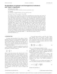 Accelerations in isotropic and homogeneous turbulence and Taylor