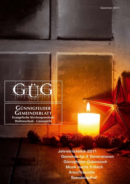 günnigfelder gemeindeblatt - Evangelische Kirchengemeinde ...