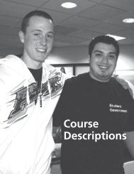 Course Descriptions - Norwalk Community College - Connecticut ...