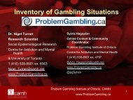 Inventory of Gambling Situations