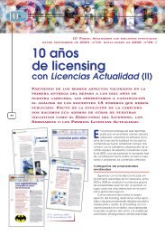 10 aÃ±os II p. 62-78 - Licencias Actualidad