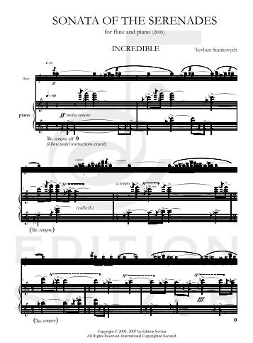Finale 2005 - [Sonata of the Serenades (PIANO).MUS] - Edition Svitzer