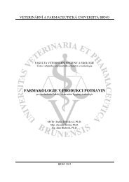 farmakologie v produkci potravin - VeterinÃ¡rnÃ­ a farmaceutickÃ¡ ...