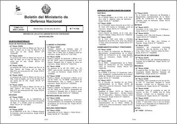 25 / 07 / 2013 - Ministerio de Defensa Nacional