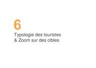 Typologies des touristes et Zoom sur les cibles