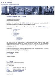 Vorstellung der K F F GmbH