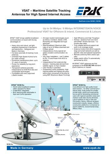 VSAt â Maritime Satellite tracking Antennas for ... - ZEPHYR MARINE