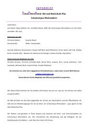 Schulelternbeirat-Infobrief