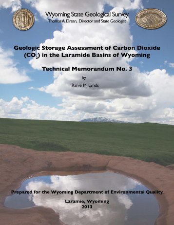 Download Technical Memorandum - Wyoming State Geological ...