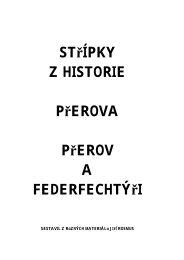 StÅÃ­pky z historie FederfechtÃ½Åi v PÅerovÄ - rosmus