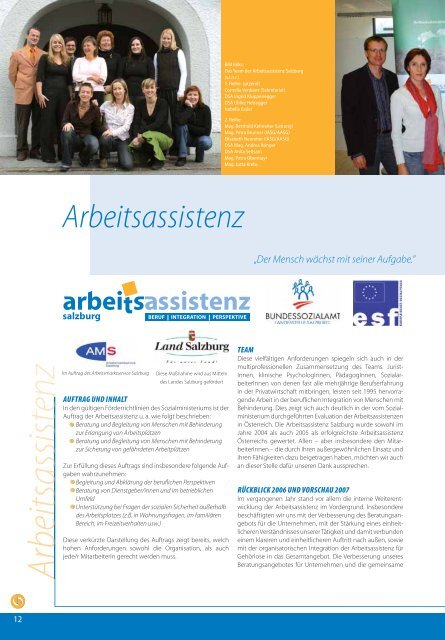 Geschäftsbericht 2006 - Kinderseelenhilfe