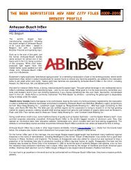 Anheuser-Busch InBev - The Gotham Imbiber