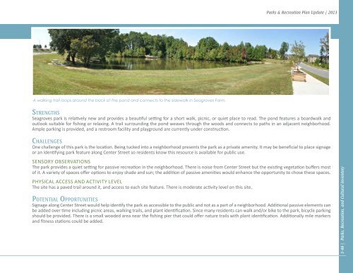 Parks, Recreation, Greenways, and Open Space ... - Town of Apex