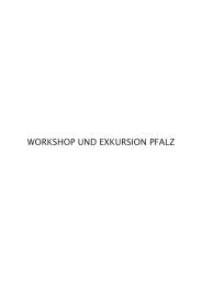 workshop und exkursion pfalz - Institut für Kirchenbau und kirchliche ...