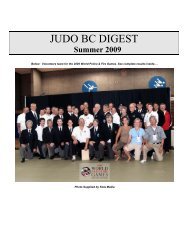 JUDO BC DIGEST
