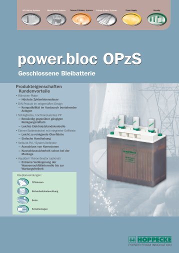 power.bloc OPzS - Esomatic.de