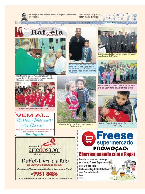 Jornal News Parobé - Edição 8 (10/07/2015)