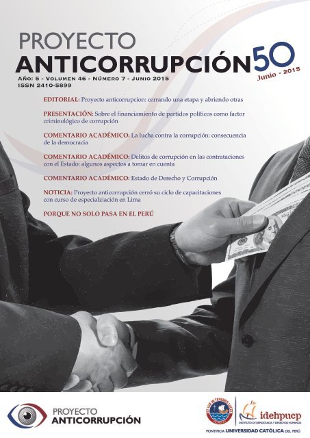Boletín: Proyecto Anticorrupción Nº 50 - Junio 2015